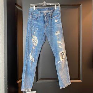 Levi’s 501 T tapered jeans